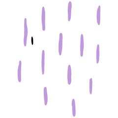 Hand drawn abstract dots pattern. Doodle dotted elements illustration. Scribble dots decorative.