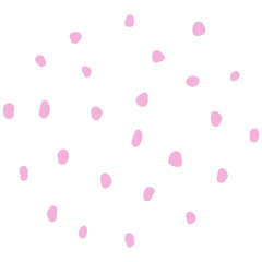 Hand drawn abstract dots pattern. Doodle dotted elements illustration. Scribble dots decorative.