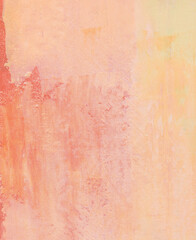 Modern abstract art. Versatile artistic image for creative design projects: posters, banners, cards, magazines, book covers, prints, wallpapers. Expressionism. Soft pink background.