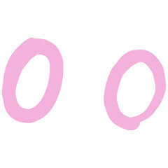 Hand drawn abstract dots pattern. Doodle dotted elements illustration. Scribble dots decorative.