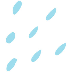 Obraz premium Hand drawn abstract dots pattern. Doodle dotted elements illustration. Scribble dots decorative.