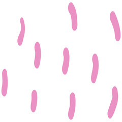 Hand drawn abstract dots pattern. Doodle dotted elements illustration. Scribble dots decorative.