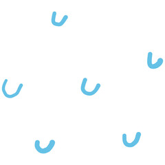 Hand drawn abstract dots pattern. Doodle dotted elements illustration. Scribble dots decorative.