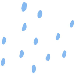 Hand drawn abstract dots pattern. Doodle dotted elements illustration. Scribble dots decorative.