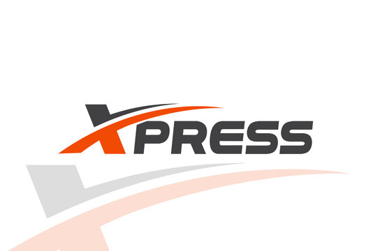 Xpress logo X logo vector X typography logo