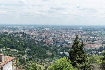 Bergamo city view