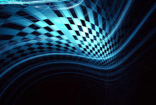 Interesting graphic contrasting abstract pattern.