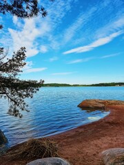 lake and sky