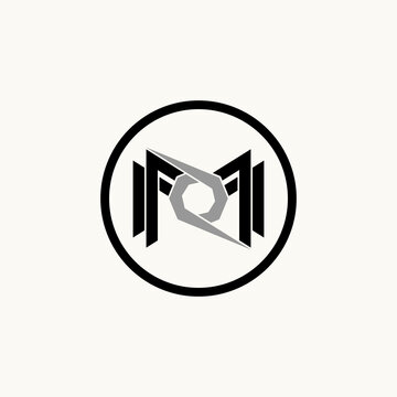 Simple and unique letter or word MM cutting line font with capture screenshot image graphic icon logo design abstract concept vector stock. Can be used as a symbol related to initial or photography