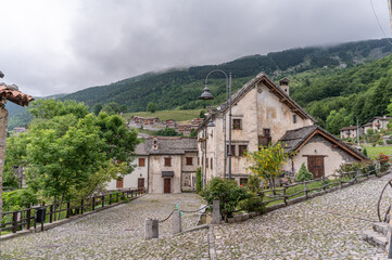 Fototapeta na wymiar Italyan village view