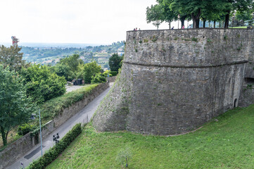 Fototapeta na wymiar fortress in the city