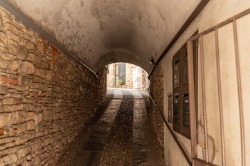 Fototapeta na wymiar street view in Italy