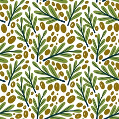 Olive pattern illustration for your design