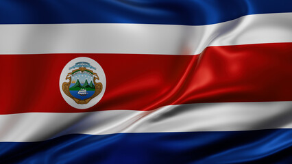 Costa Rica national flag