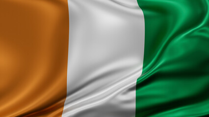 Ivory Coast national flag