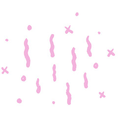 Hand drawn abstract scribble line. Doodle line elements illustration. Scribble line decorative.