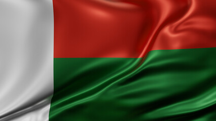 Madagascar national flag