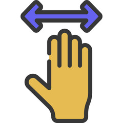 Swipe Right And Left Icon