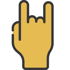 Rock Hand Back Icon