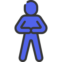 Bowing Pose Person Icon