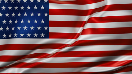 Obraz premium USA national flag