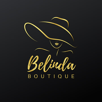 Brown Feminine Boutique Logo
