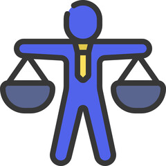 Weighing Scales Person Icon