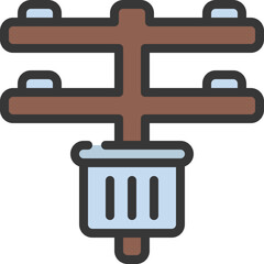 Power Line Box Icon