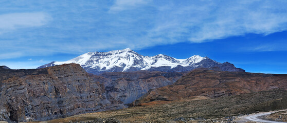 Snow mountain's landscape