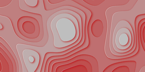 abstract background with waves. Abstract papercut and multi layer cutout geometric pattern on vector color gradient paper cut background..