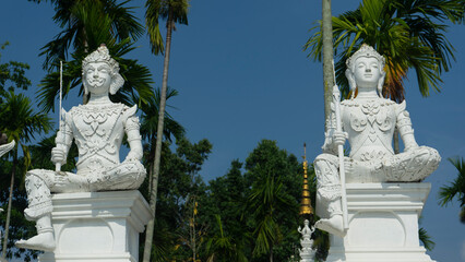 Asian ideology of angel statues