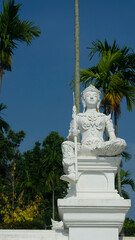 Asian ideology of angel statues