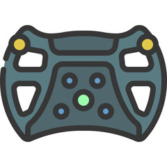 Formula 1 Steering Wheel Icon