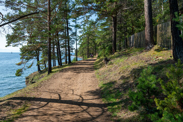 Great Baikal Trail. Popular route along lake Baikal shore from Listvyanka to Big Koty. © Иван Грабилин