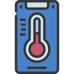 Mobile Heating App Icon