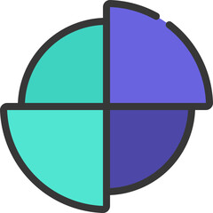Divided Pie Icon