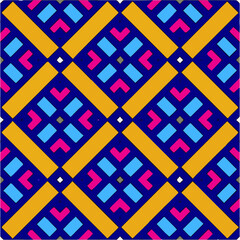 Seamless vector background with repeat pattern. multicolored  mosaic. Perfect for fashion, textile design, cute themed fabric, on wall paper, wrapping paper, fabrics and home decor.