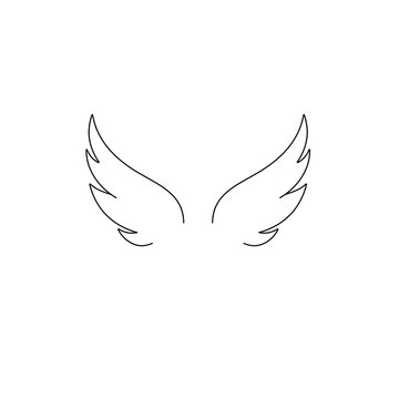 Angel Wings Temporary Tattoo 501 – Tintak Tattoo