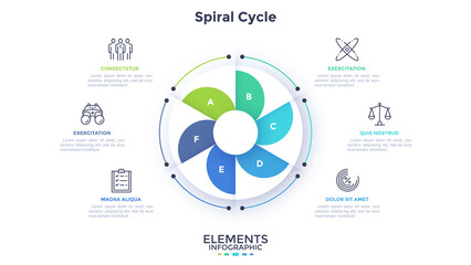 Modern Infographic Vector Futuristic Template