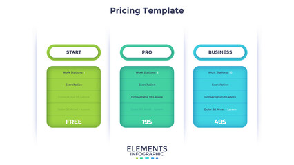 Modern Infographic Vector Futuristic Template