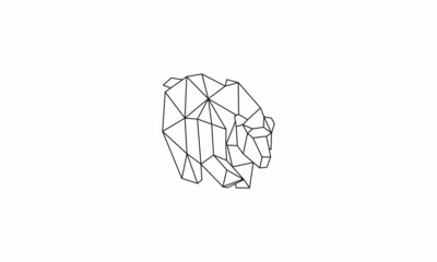 geometric bear
