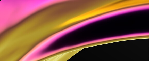 Abstract fluid gradient shape flowing