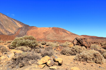 Teide National Park on Tenerife, with lava fields and the Teide volcano