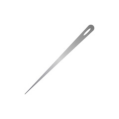 Needle icon with metal gradient
