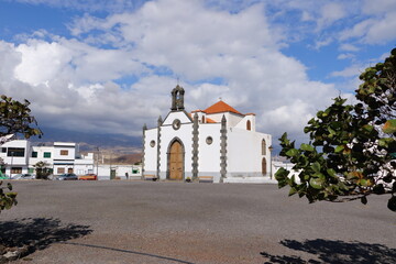 Ermita de Nuestra Senora de Las Mercedes, beautiful church in the very small and remote village of Poris de Abona