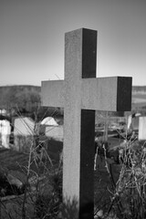 Kreuz der Stille und der Hoffnung ohne tot und Trauer