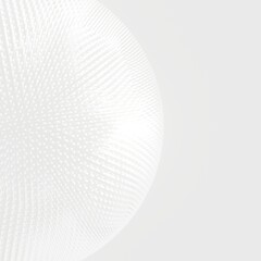 abstract background sphere disco ball white gray color of extruded triangles, simple design for your project. 3d render