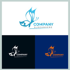 Creative Butterfly Logo Design