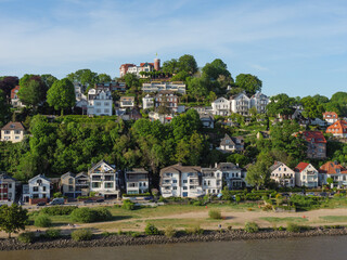 Fototapeta premium Hamburg und die Elbe