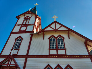 Iglesia en Húsavík Islandia